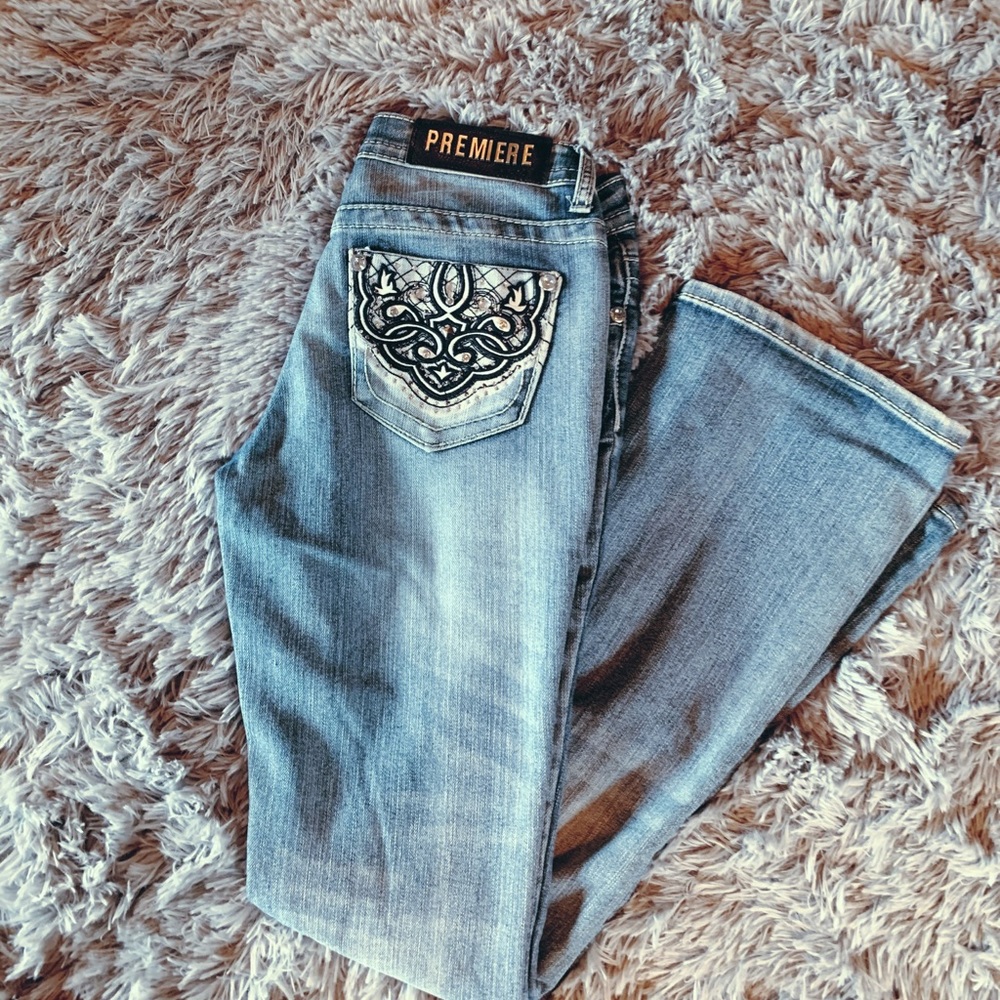 Light wash bootcut